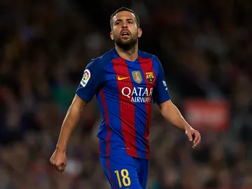 Jordi Alba, en un partido del Barcelona Jordi Alba, en un partido del Barcelona