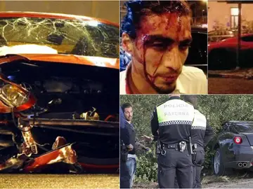 Neymar, el último en destrozar su Ferrari Neymar, el último en destrozar su Ferrari