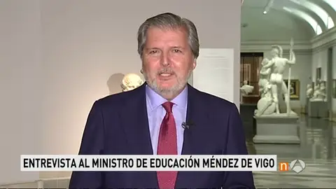 El ministro de Educación, Íñigo Méndez de Vigo El ministro de Educación, Íñigo Méndez de Vigo