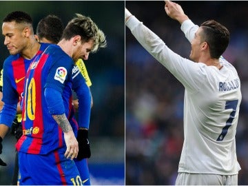 Messi y Cristiano Ronaldo, cruz y cara de la última jornada de Liga