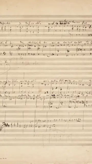 Partitura de Gustav Mahler Partitura de Gustav Mahler