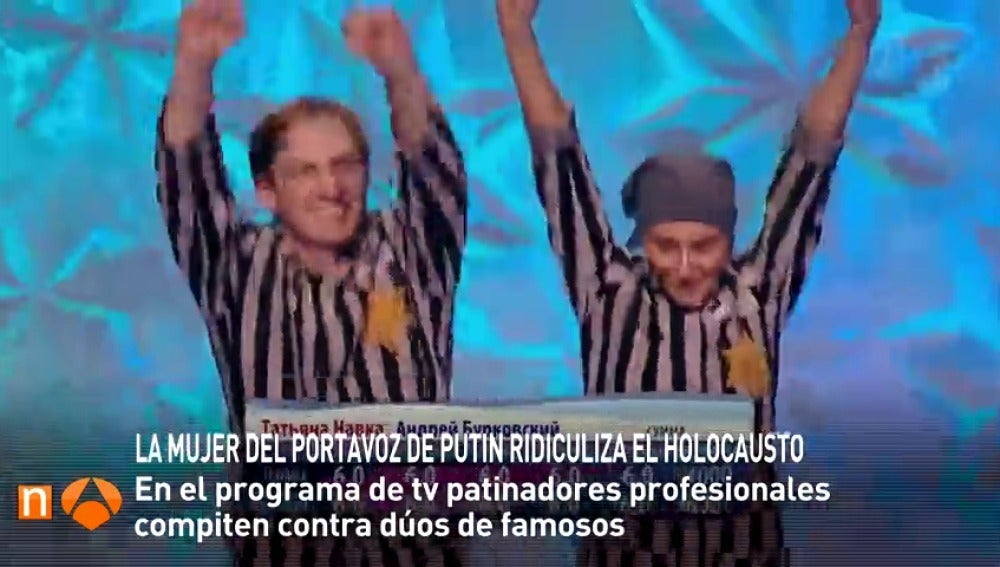 Frame 93.794983 de: Polémica actuación de la mujer del portavoz de Putin sobre el Holocausto
