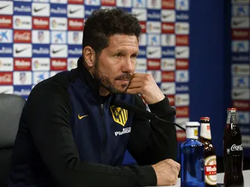 Diego Simeone, en rueda de prensa Diego Simeone, en rueda de prensa