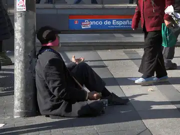 Mendigo en la Comunidad de Madrid Mendigo en la Comunidad de Madrid