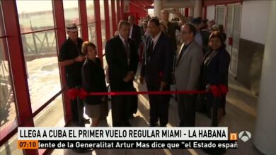 Se restablecen los vuelos regulares entre Estados Unidos y La Habana