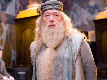 Dumbledore en 'Harry potter y el Cáliz de Fuego' Dumbledore en 'Harry potter y el Cáliz de Fuego'