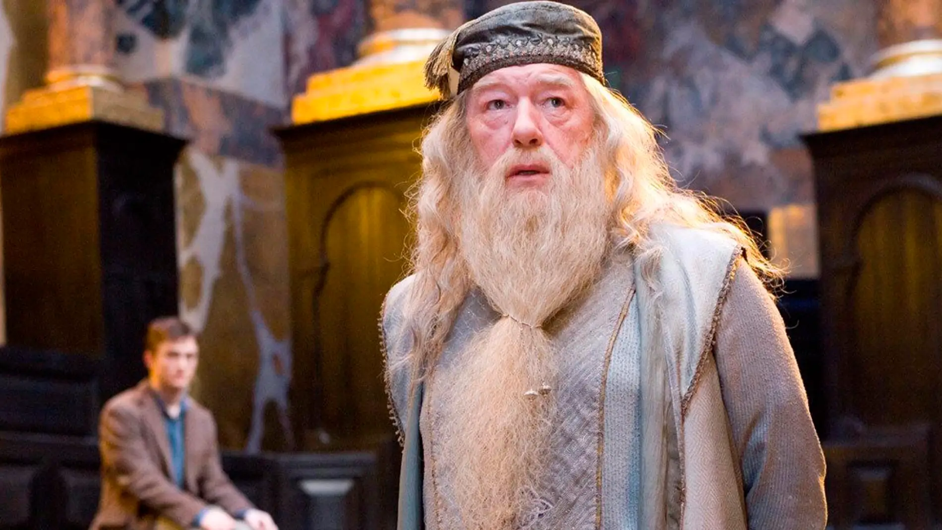 Dumbledore en 'Harry potter y el Cáliz de Fuego'