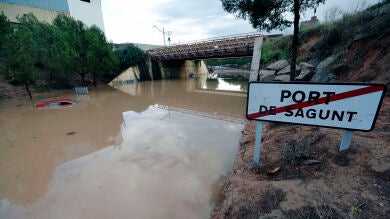 El frente de lluvias deja 140 litros en Valencia y Alicante en 24 horas