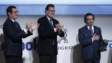 Mariano Rajoy durante la entrega de los Premios CEPYME
