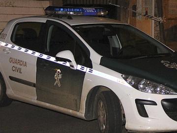 Un coche de la Guardia Civil