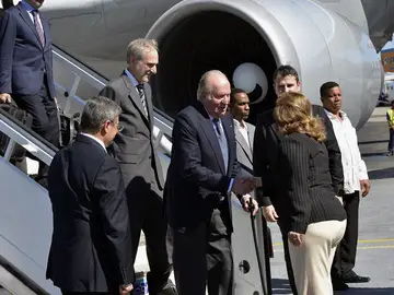 El Rey Juan Carlos I llega a La Habana El Rey Juan Carlos I llega a La Habana