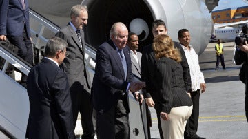 El Rey Juan Carlos I llega a La Habana