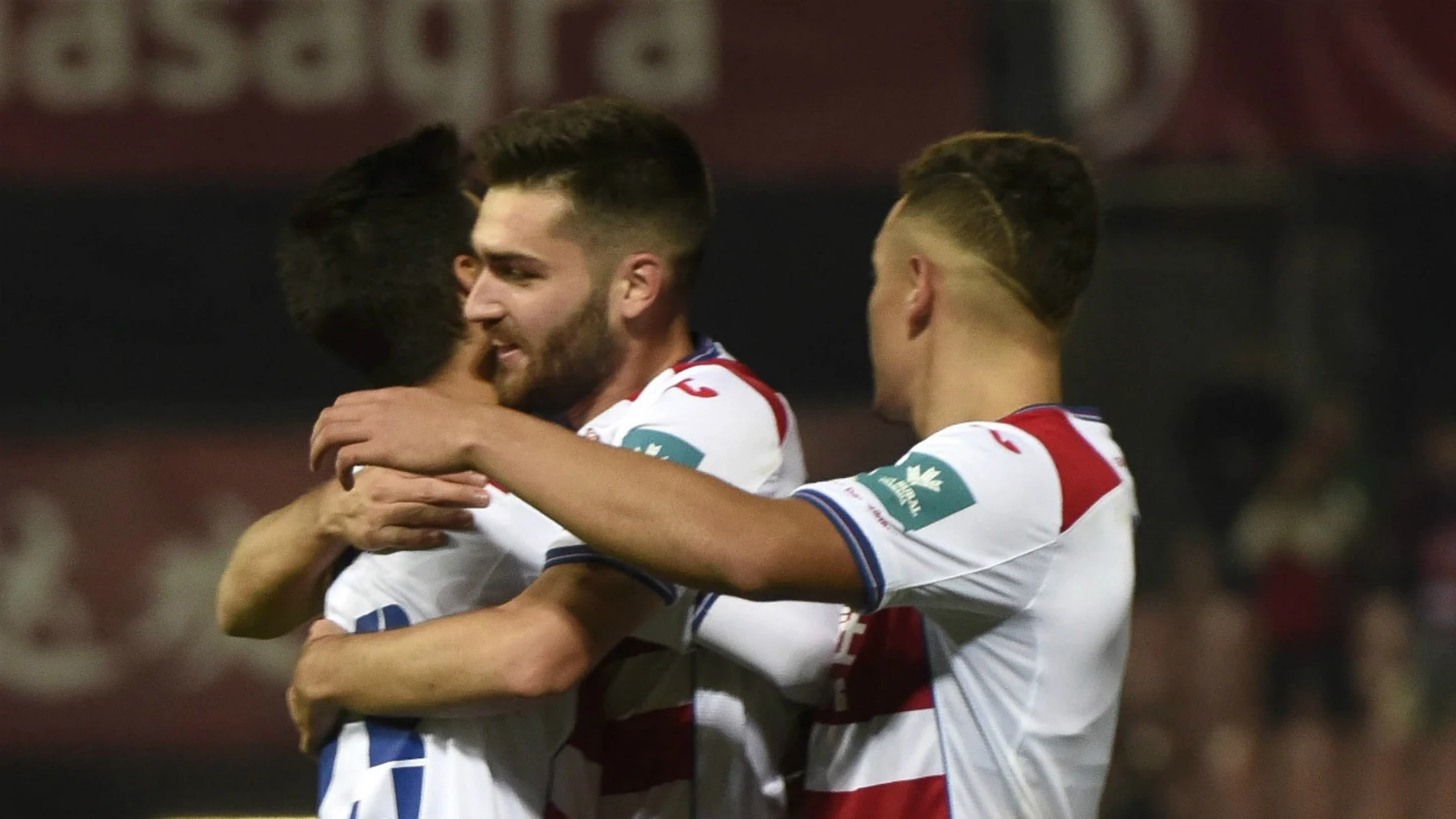 El Granada celebra un gol El Granada celebra un gol