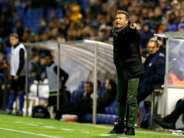 Luis Enrique, durante el partido contra el Hércules