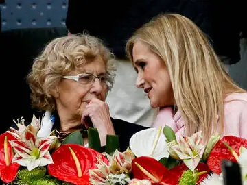 Cristina Cifuentes y Manuela Carmena Cristina Cifuentes y Manuela Carmena