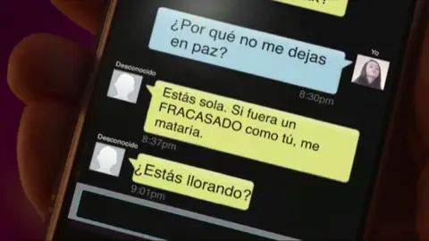 Frame 58.108113 de: El teléfono contra el acoso escolar ha recibido más de cuatro mil llamadas en un mes Frame 58.108113 de: El teléfono contra el acoso escolar ha recibido más de cuatro mil llamadas en un mes
