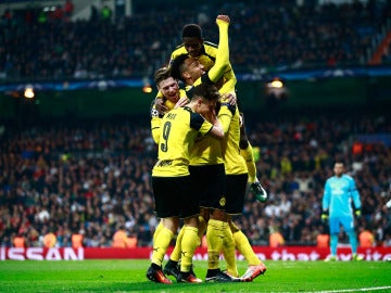 El Dortmund empate en el Bernabéu