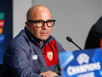 Sampaoli en rueda de prensa