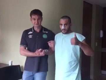 Frame 7.211274 de: Alan Ruschel, superviviente del accidente de avión del Chapecoense, vuelve a caminar Frame 7.211274 de: Alan Ruschel, superviviente del accidente de avión del Chapecoense, vuelve a caminar