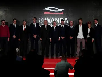 Gabi en la presentación del nombre del Wanda Metropolitano Gabi en la presentación del nombre del Wanda Metropolitano