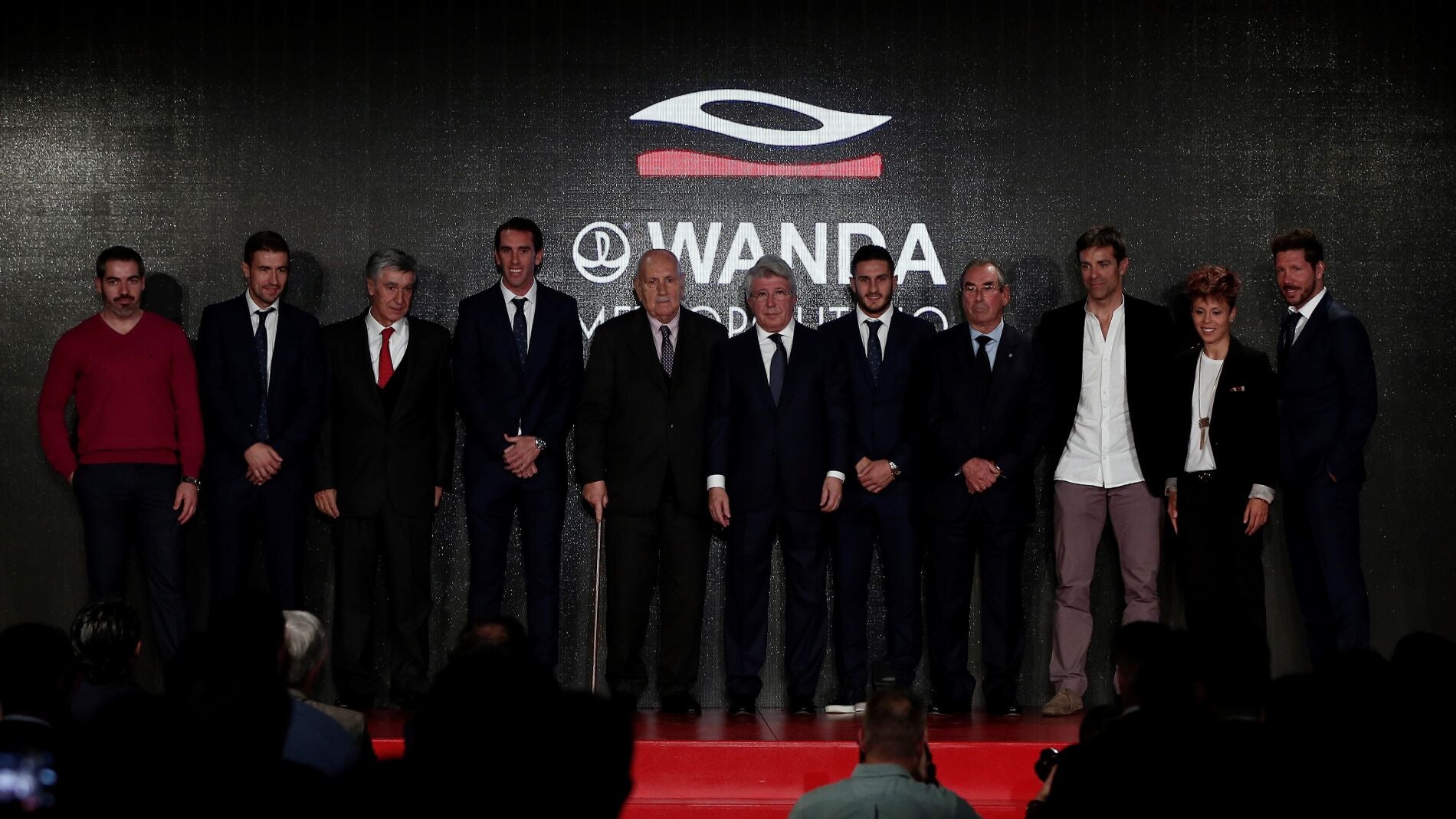 Gabi en la presentaci&oacute;n del nombre del Wanda Metropolitano