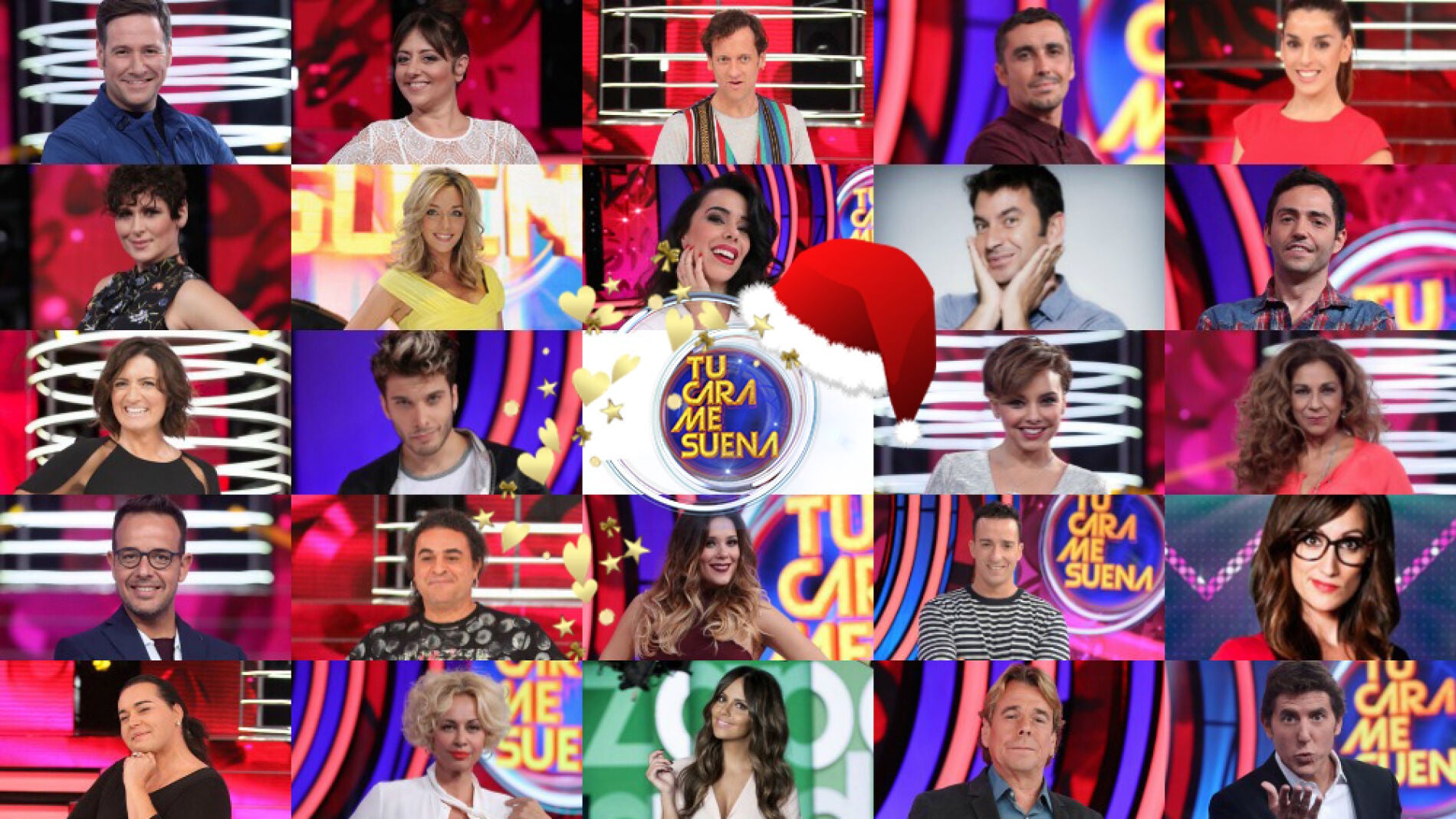 Los concursantes de la historia de &lsquo;Tu cara me suena&rsquo; se preparan para la Navidad