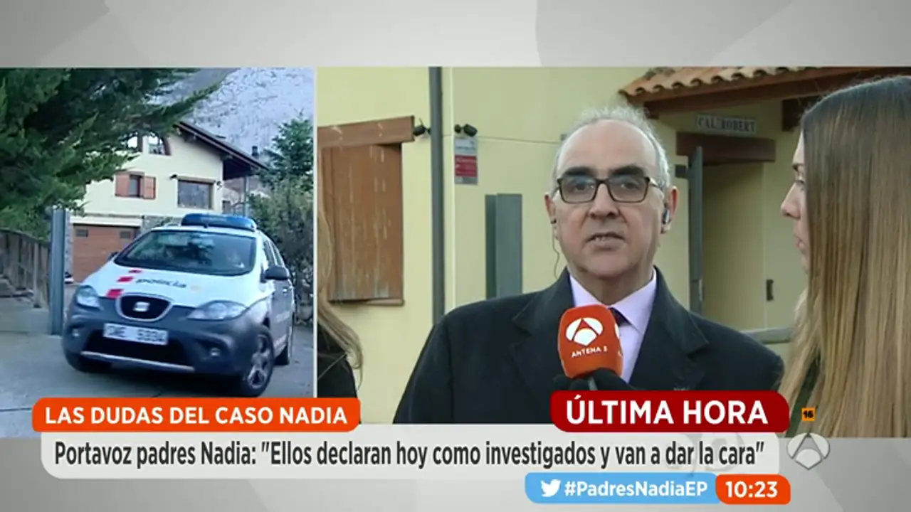 Alberto Martín: "Los padres de Nadia van a dar la cara"