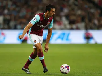 Álvaro Arbeloa en un partido con el West Ham Álvaro Arbeloa en un partido con el West Ham