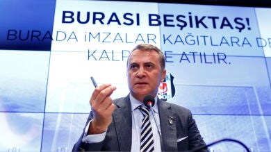 El presidente del Besiktas se enteró de la explosión en Turquía en el palco del Santiago Bernabéu