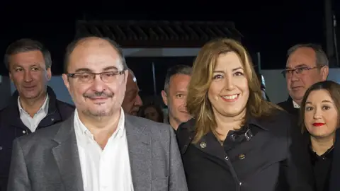 Javier Lambán y Susana Díaz Javier Lambán y Susana Díaz