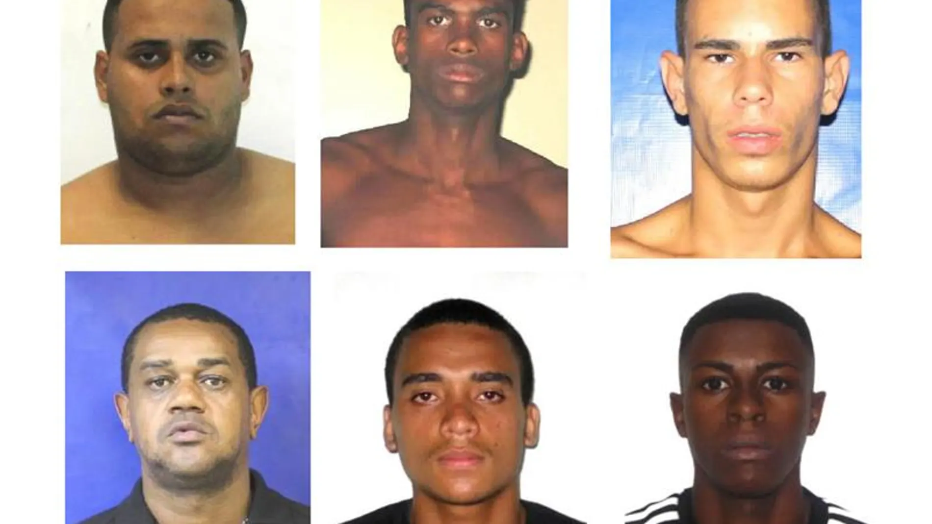 Combo de fotografías cedidas por la Policía de Río de Janeiro, de los sospechosos por la muerte de un turista italiano Combo de fotografías cedidas por la Policía de Río de Janeiro, de los sospechosos por la muerte de un turista italiano