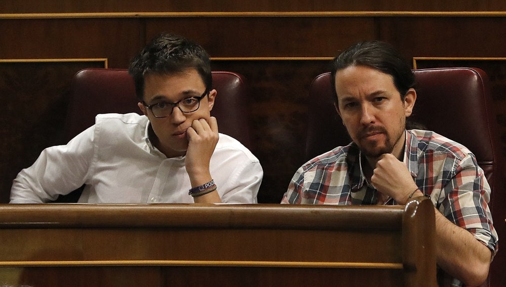 Iñigo Errejón y Pablo Iglesias