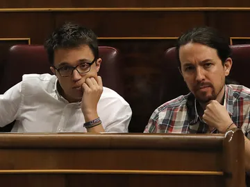 Iñigo Errejón y Pablo Iglesias Iñigo Errejón y Pablo Iglesias