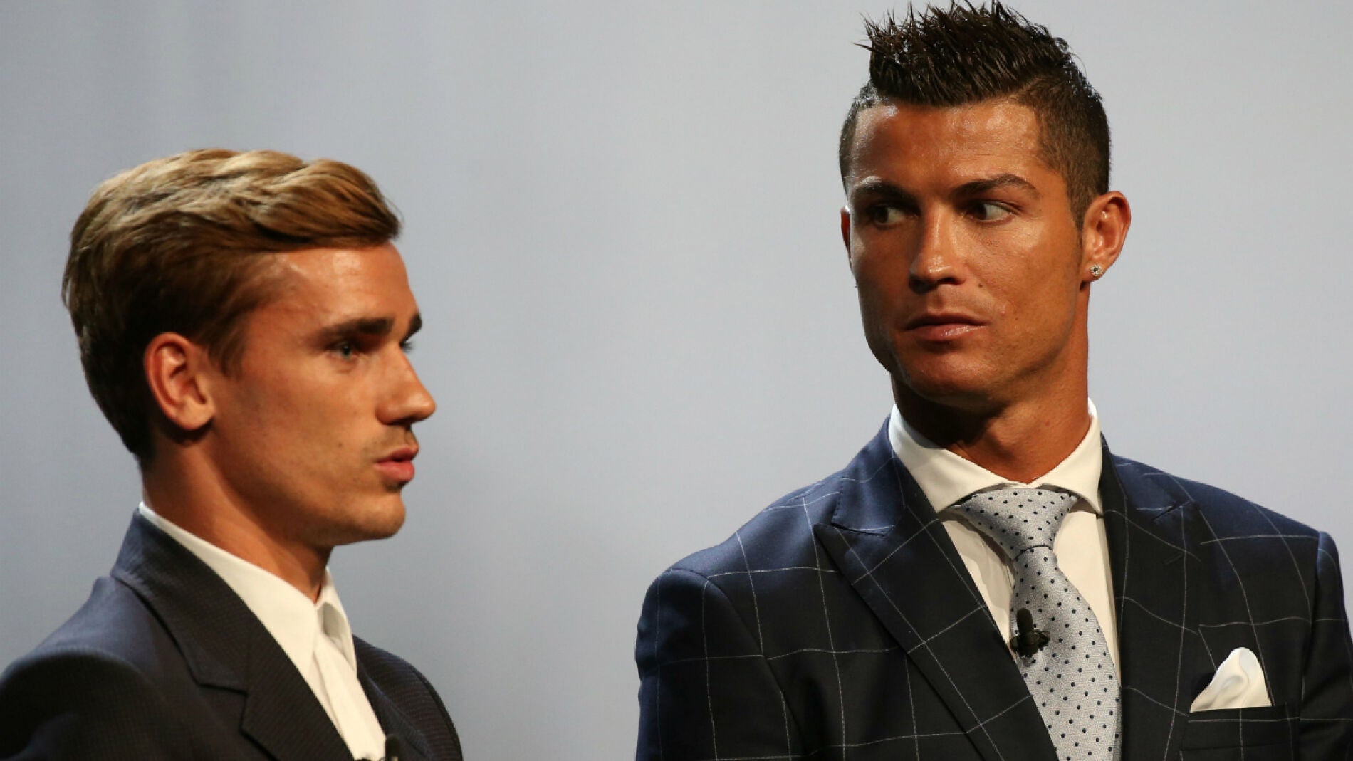 Griezmann, junto a Cristiano