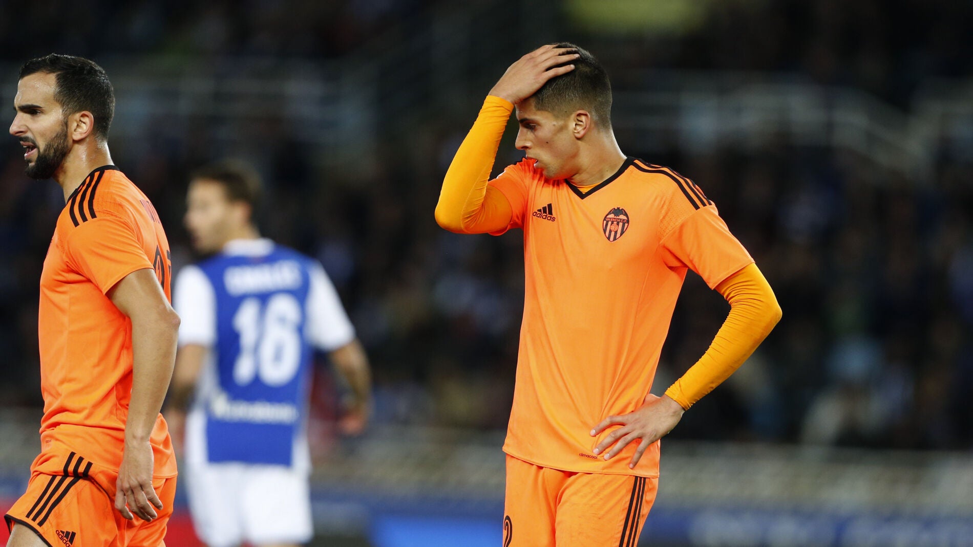 Joao Cancelo en el partido frente a la Real Sociedad