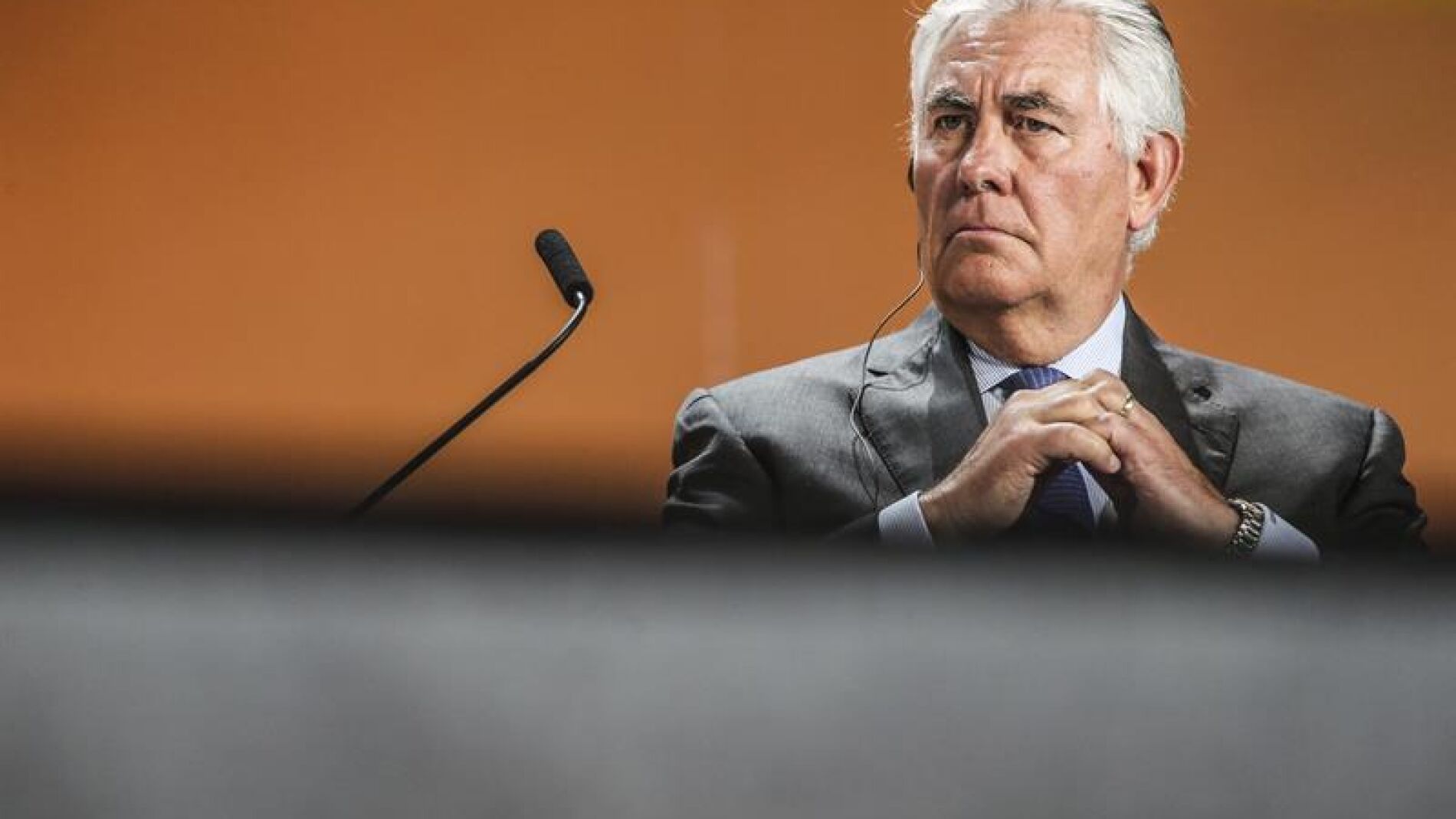 El presidente de Exxon Mobil Corporation, Rex Tillerson