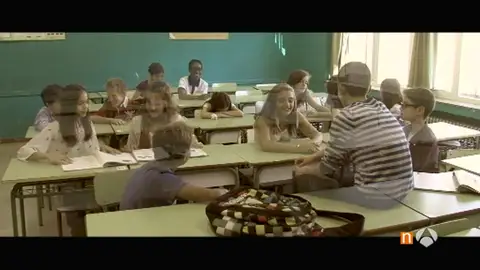 Alumnos en una clase de instituto Alumnos en una clase de instituto