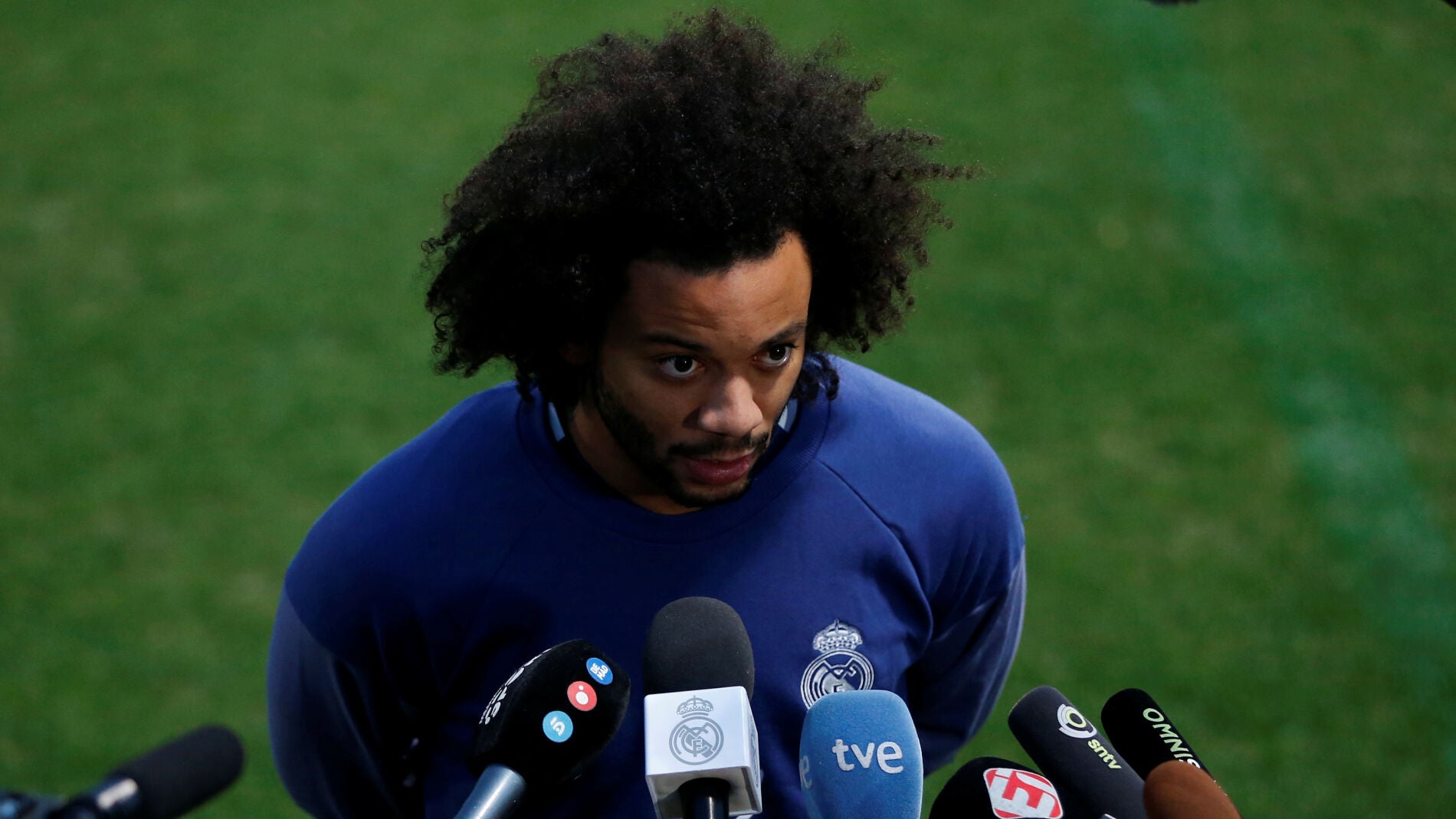 Marcelo atiende a los medios de comunicaci&oacute;n