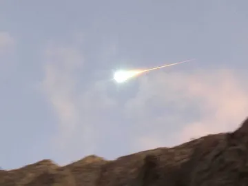Una "bola de fuego" avistada en España Una "bola de fuego" avistada en España