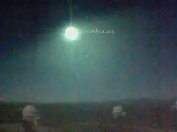 Frame 2.104885 de: Una 'bola de fuego' atraviesa el centro y sur de España tras impactar contra la atmósfera a 72.000 kilómetros por hora Frame 2.104885 de: Una 'bola de fuego' atraviesa el centro y sur de España tras impactar contra la atmósfera a 72.000 kilómetros por hora