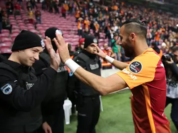 Yasin Öztekin, jugador del Galatasaray turco Yasin Öztekin, jugador del Galatasaray turco