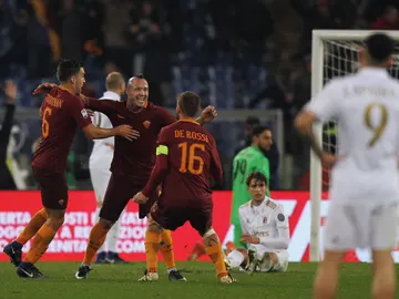 Radja Nainggolan celebra su gol ante el Milan Radja Nainggolan celebra su gol ante el Milan
