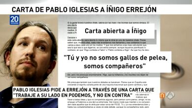 Pablo Iglesias, a Íñigo Errejón: 
