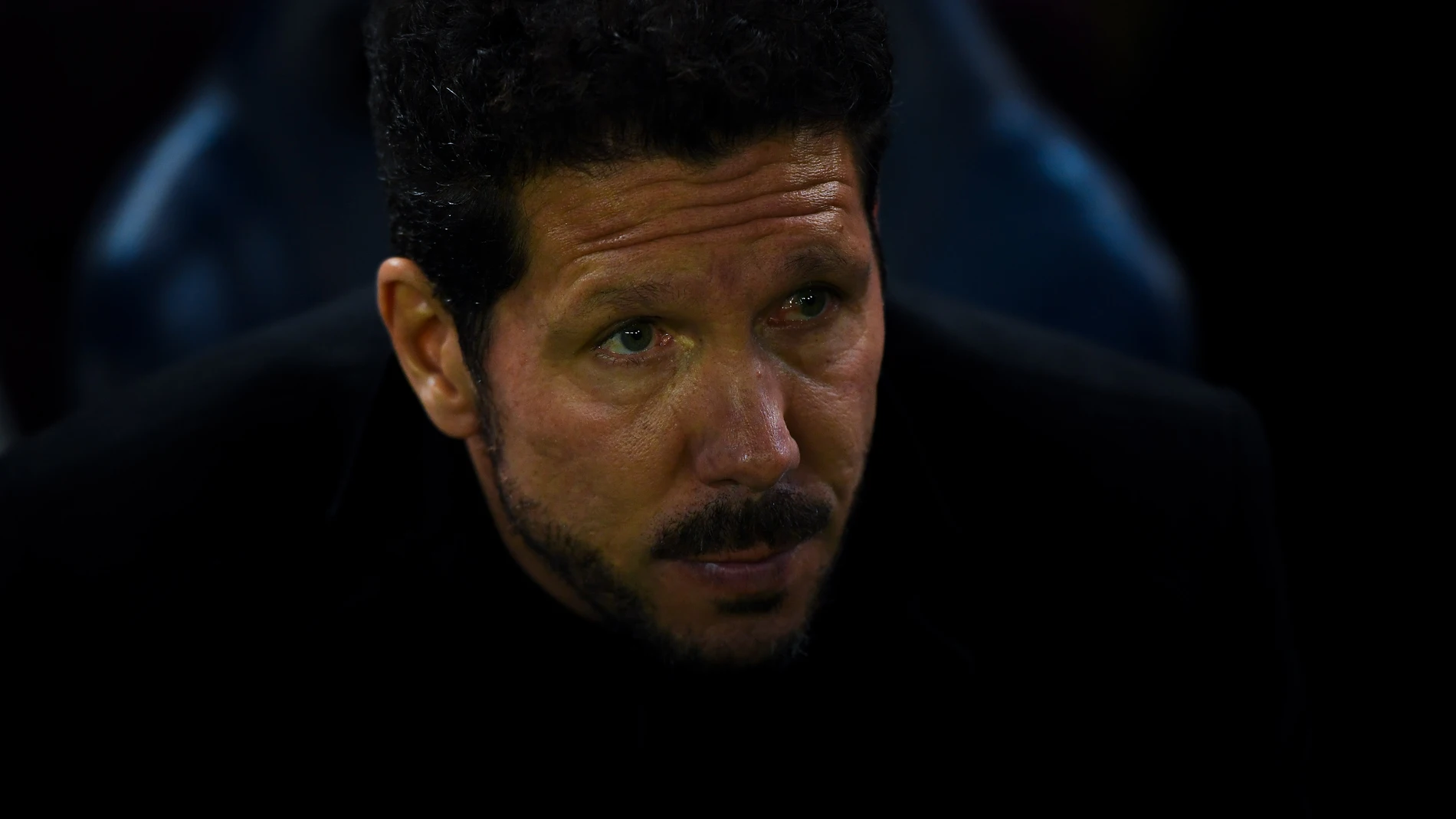 Simeone, en el banquillo del Madrigal Simeone, en el banquillo del Madrigal