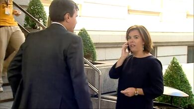 Sáenz de Santamaría pide a la cumbre independentista reflexión ante un nuevo fracaso
