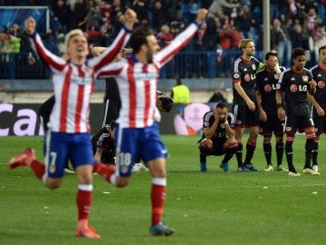 El Atlético eliminó al Bayer Leverkusen en la 2014-15