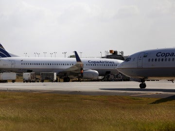 Dos aviones de Copa Airlines