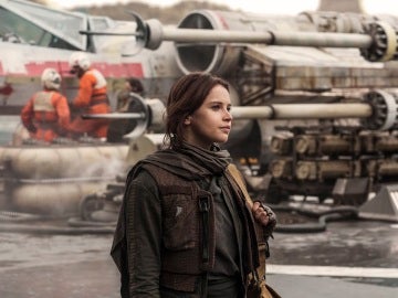 Felicity Jones en 'Rogue One: una historia de Star Wars'