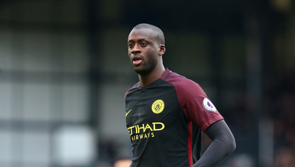 Yaya Touré, durante un partido con el Manchester City