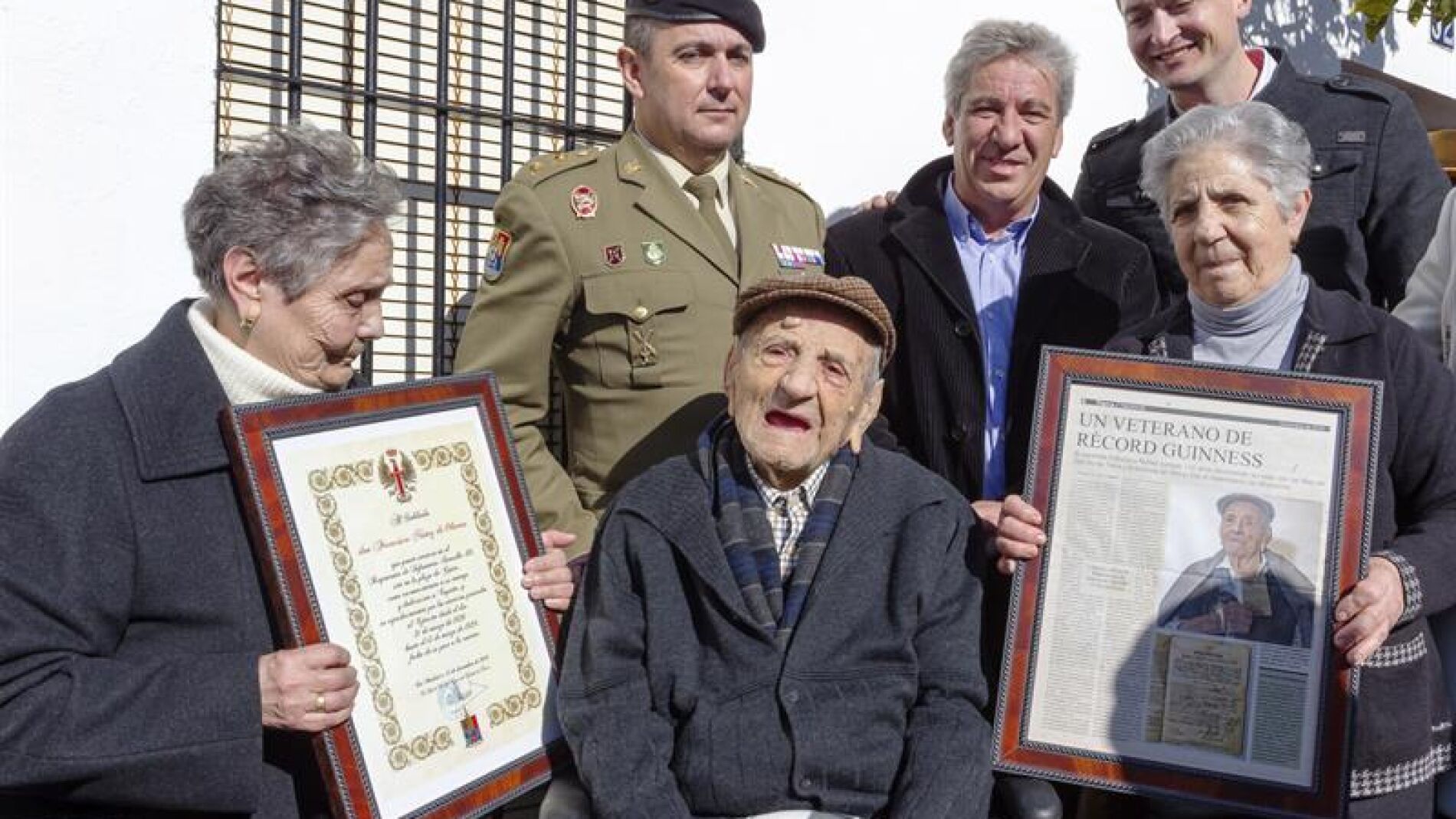 El hombre m&aacute;s longevo de Europa